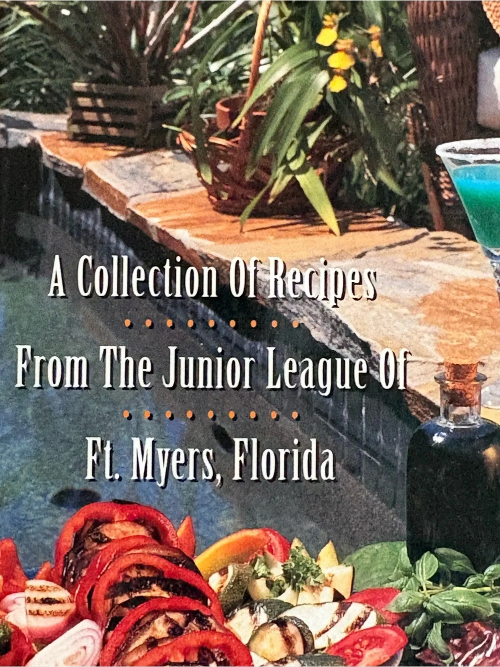 Tropical Settings Cookbook Junior League Fort Myers FL 1995 Hardcover First Ed